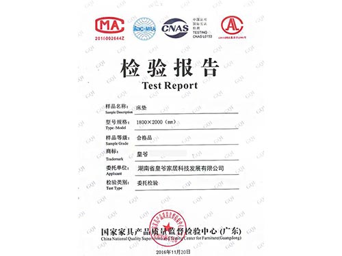 檢驗(yàn)報(bào)告